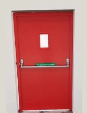 FIRE CHECK DOOR SINGLE LEAF WITH PANIC BAR