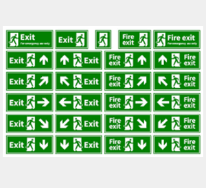 EXIT SIGNAGE